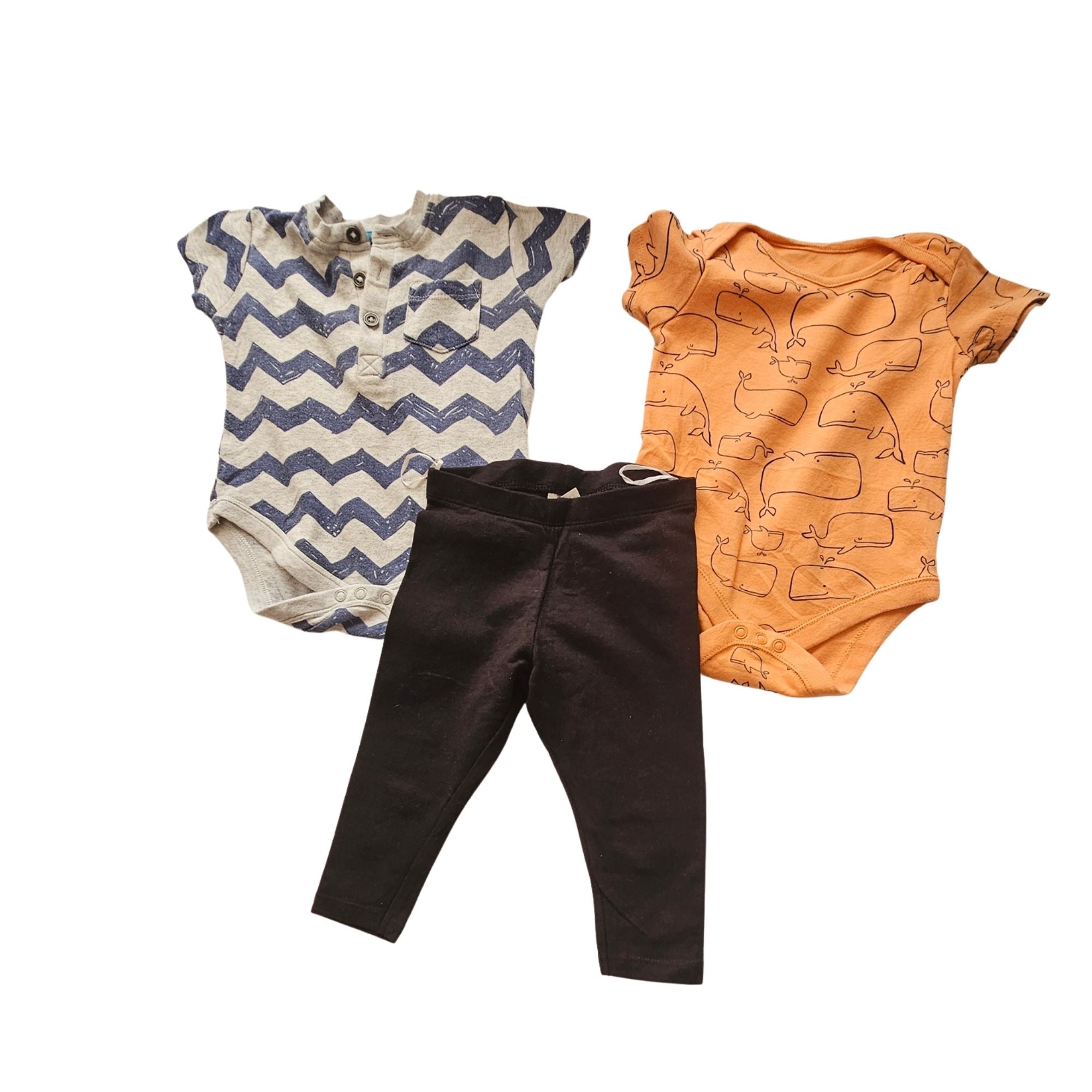 B - lot de 2 bodies + leggings 3 mois #402