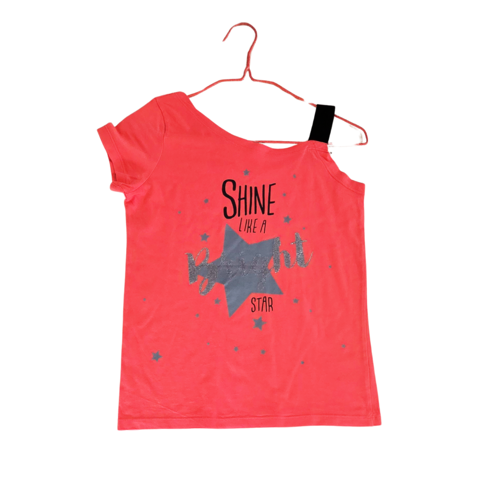 B - Haut rose à une épaule 10 - 11 ans LCW ECO #90