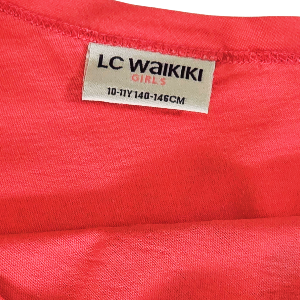 B - Haut rose à une épaule 10 - 11 ans LCW ECO #90