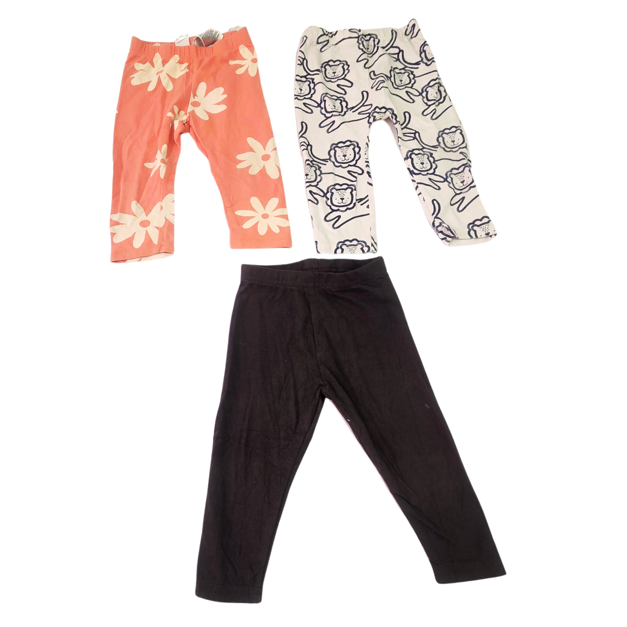 C - Lot de 3 short leggings 9 - 12 mois  #330