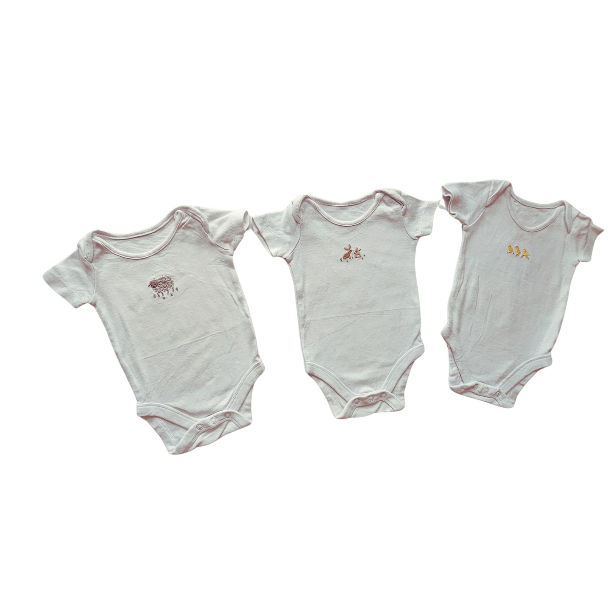 B - lot de 3 bodies 0 - 3 mois #410