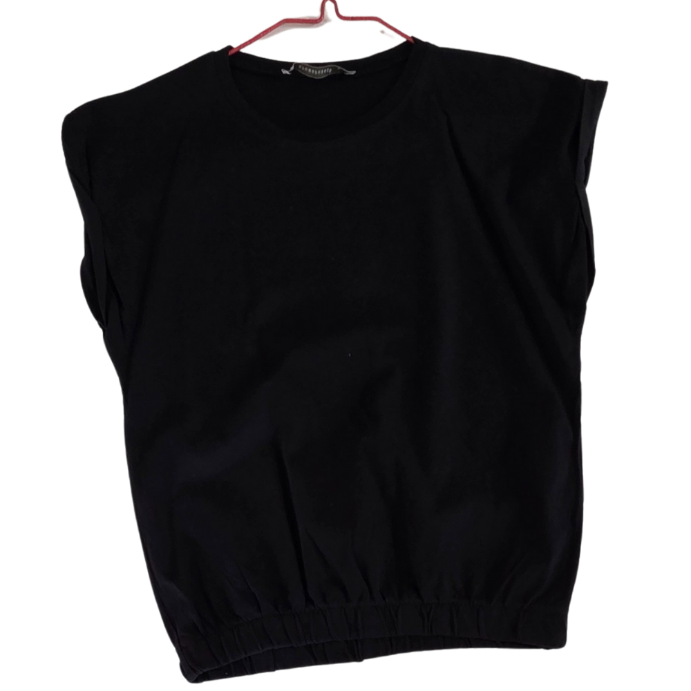 C - Haut noir taille L #86