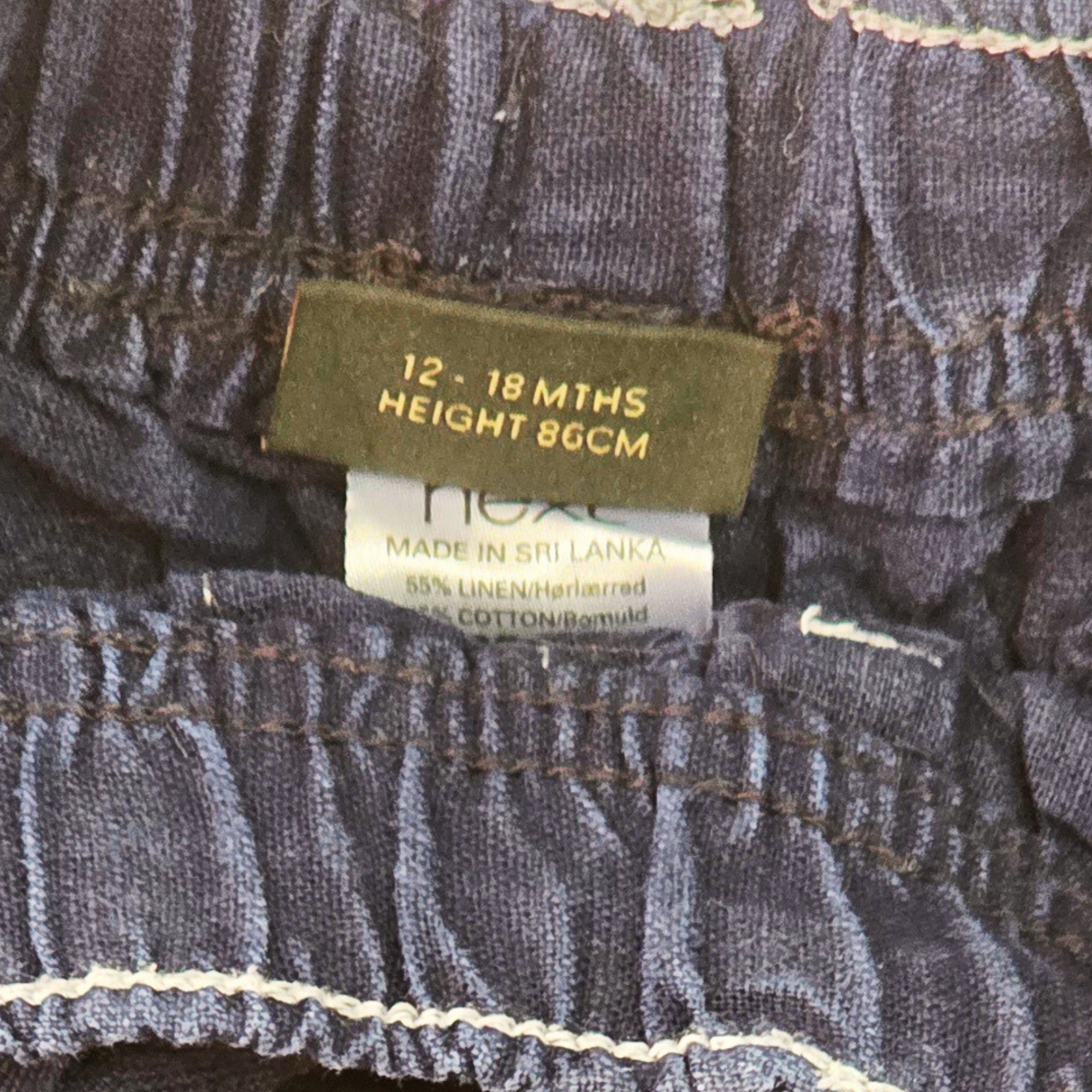 C - Lot de 2 short 12 - 18 mois  #331