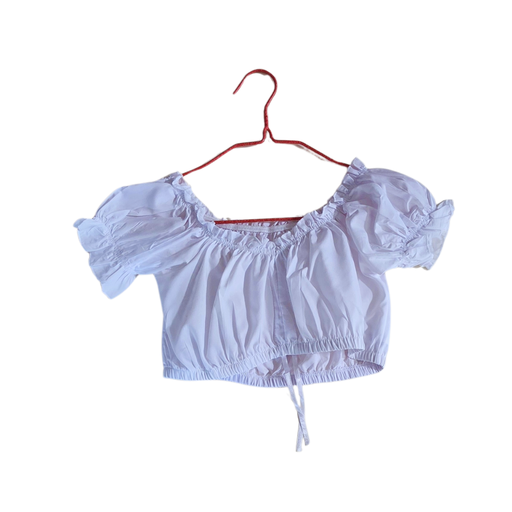 B - Haut blanc esmeralda Taille 36