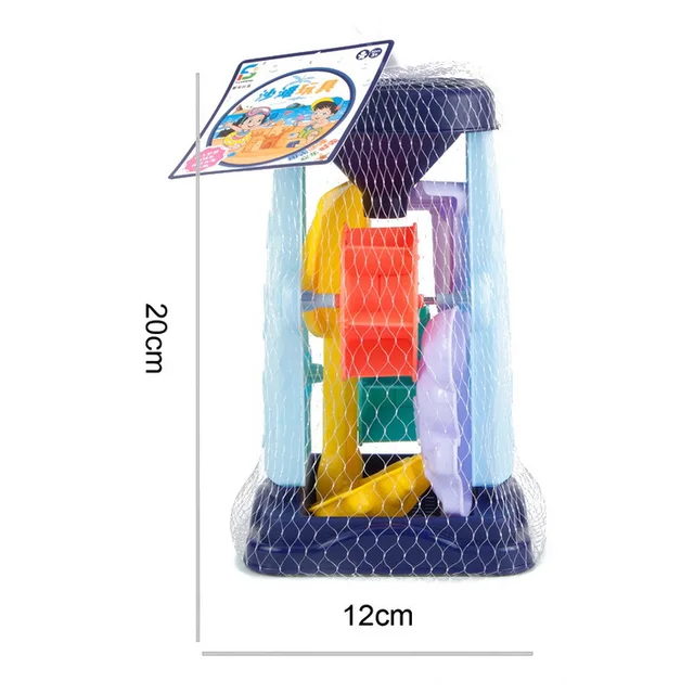 Mini Lot de 5 pièces jouets de plage sablier #465