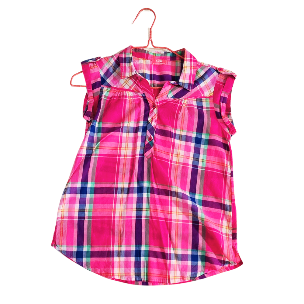 B - chemise à carreaux 9-10 ans #112