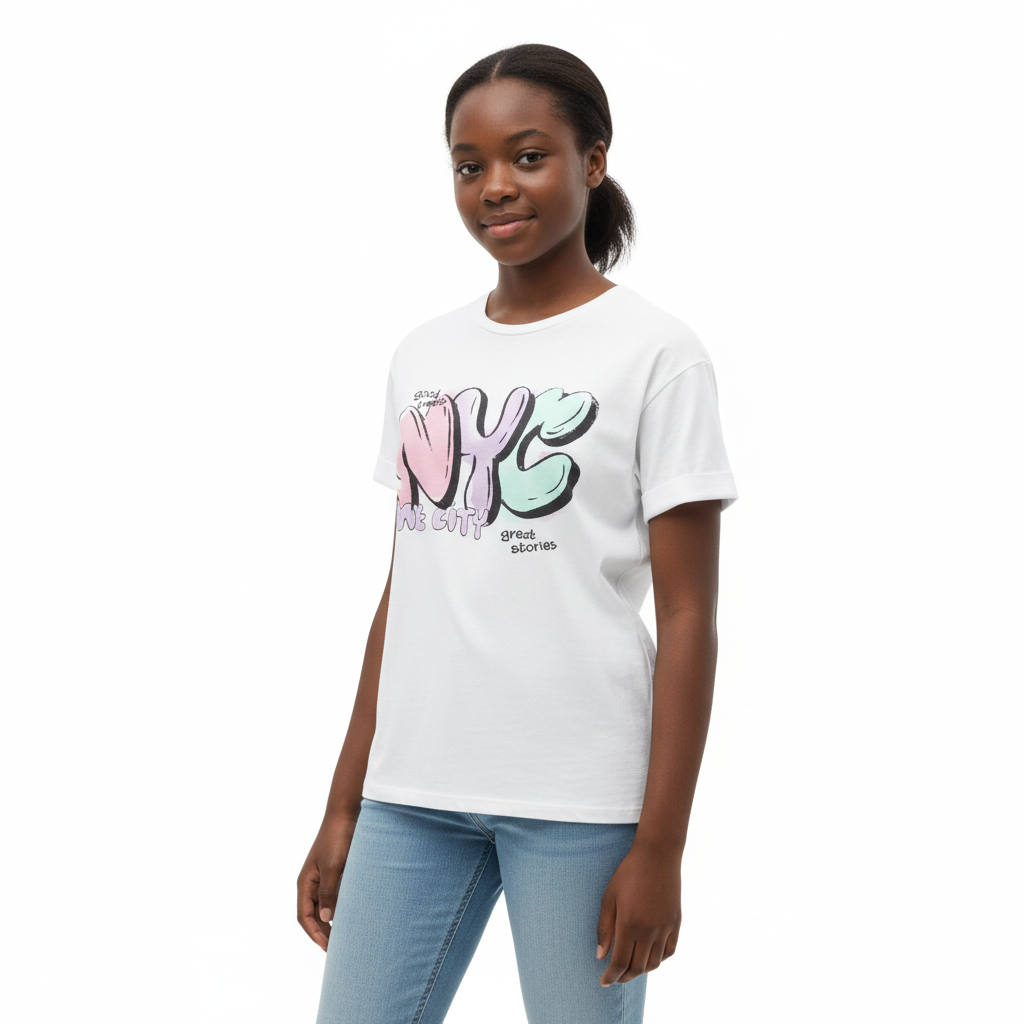 B - T-shirt coton 12-13 ans #124
