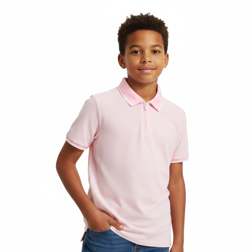 C - Polo rose 11-12 ans #110