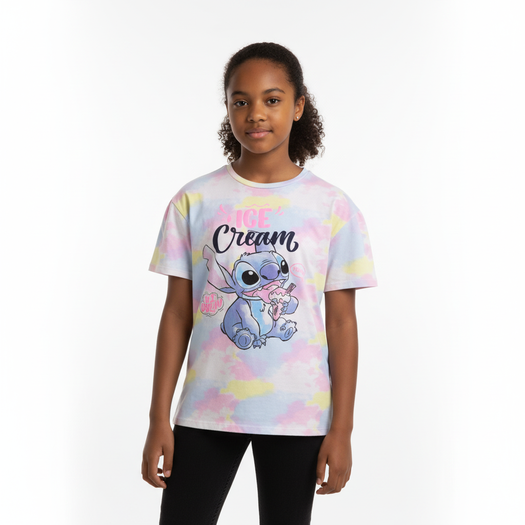 B - T-shirt Stitch 10 - 11 ans #92