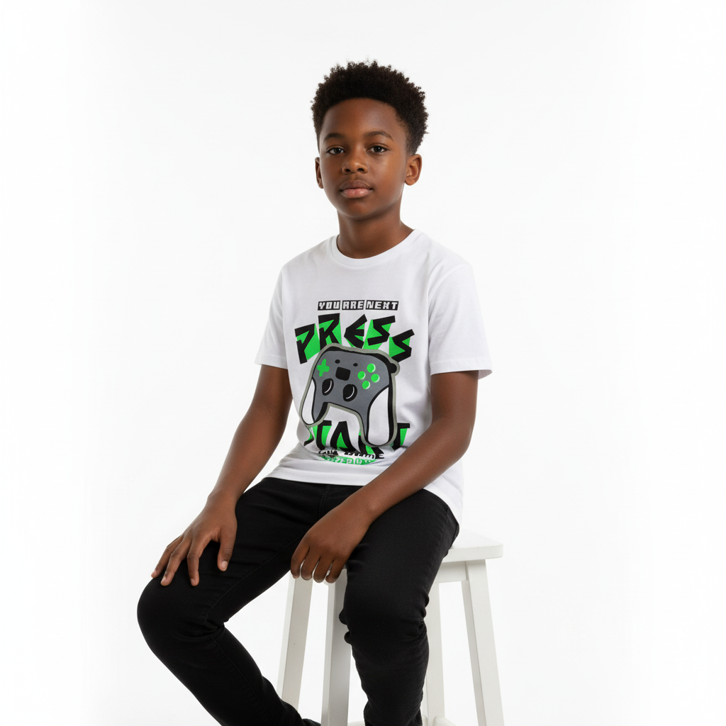 B - T-shirt coton gaming  #133