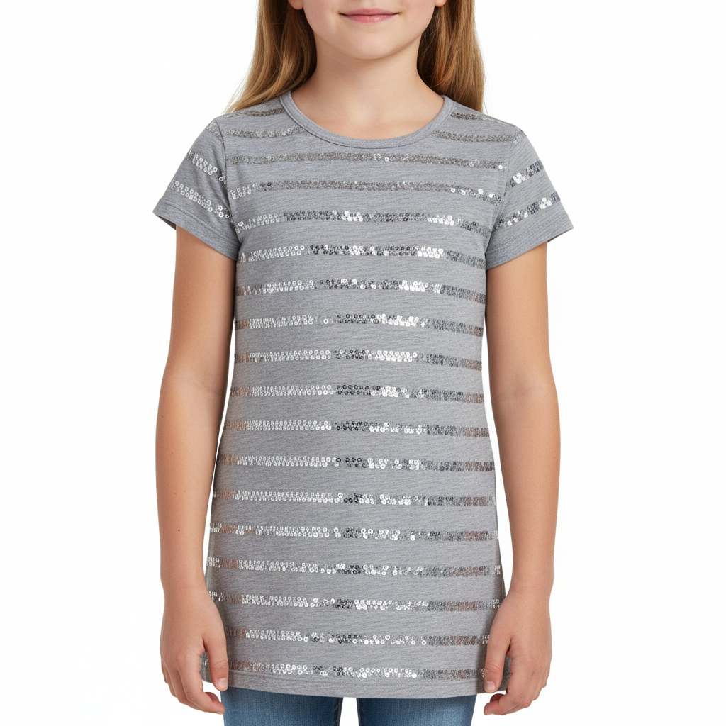 C - Haut paillette fille #137