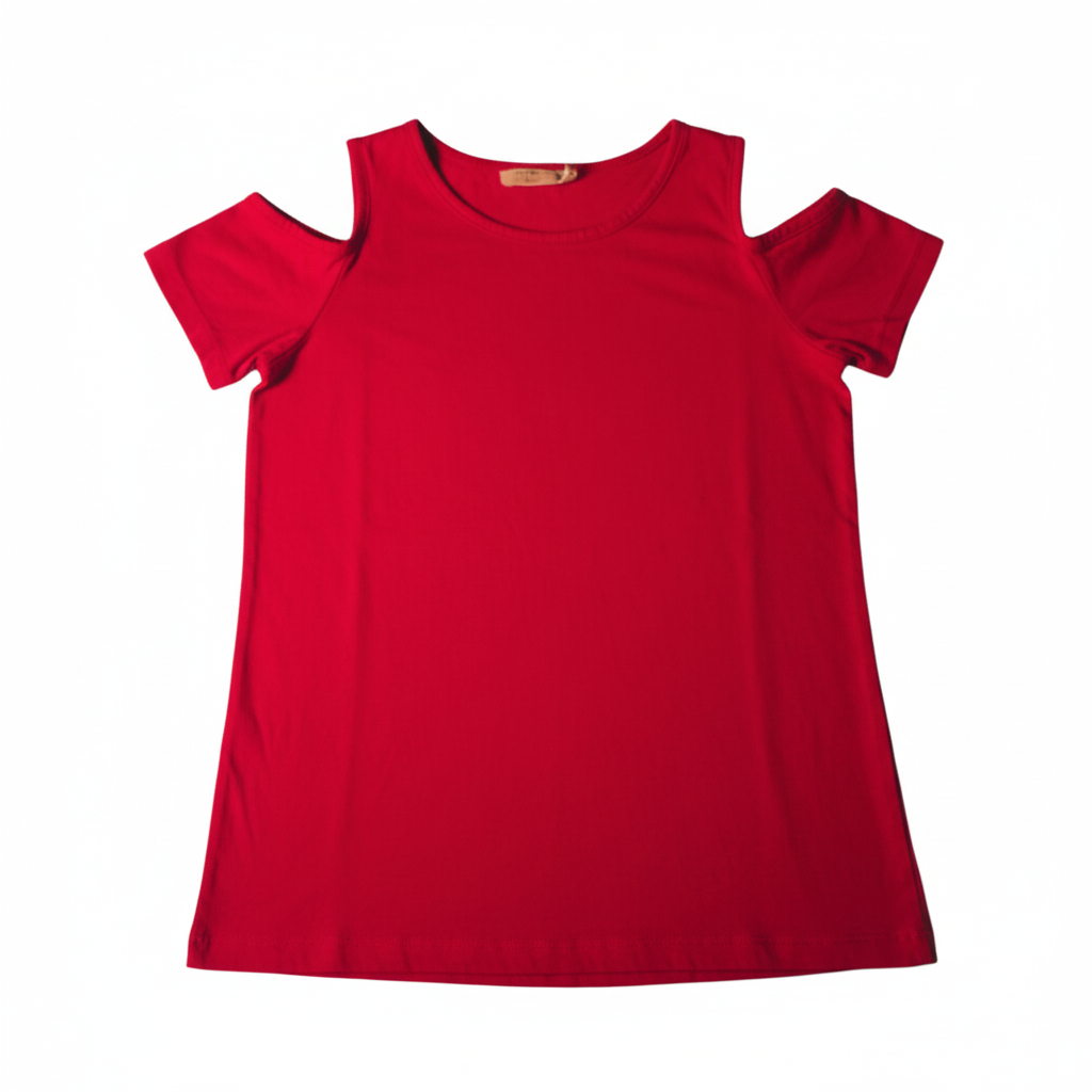 B - Haut rouge 11-12 ans #206