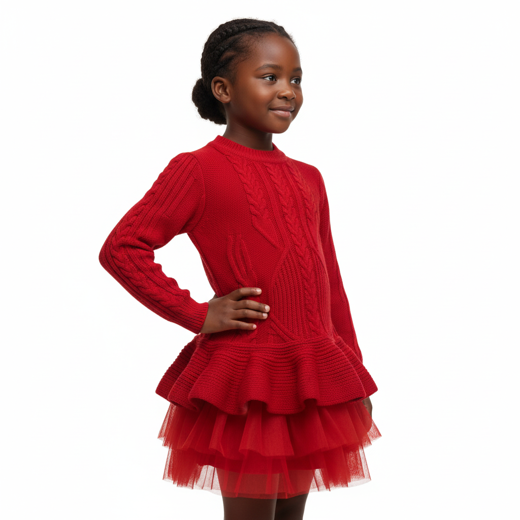 B - Robe de fete 6 - 7 ans #200