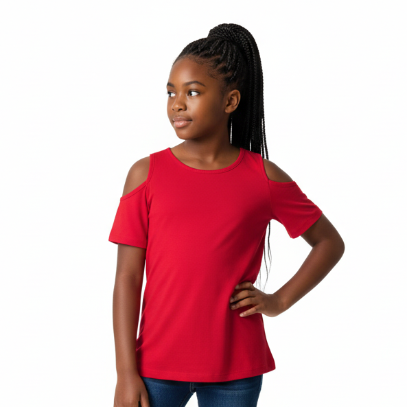 B - Haut rouge 11-12 ans #206