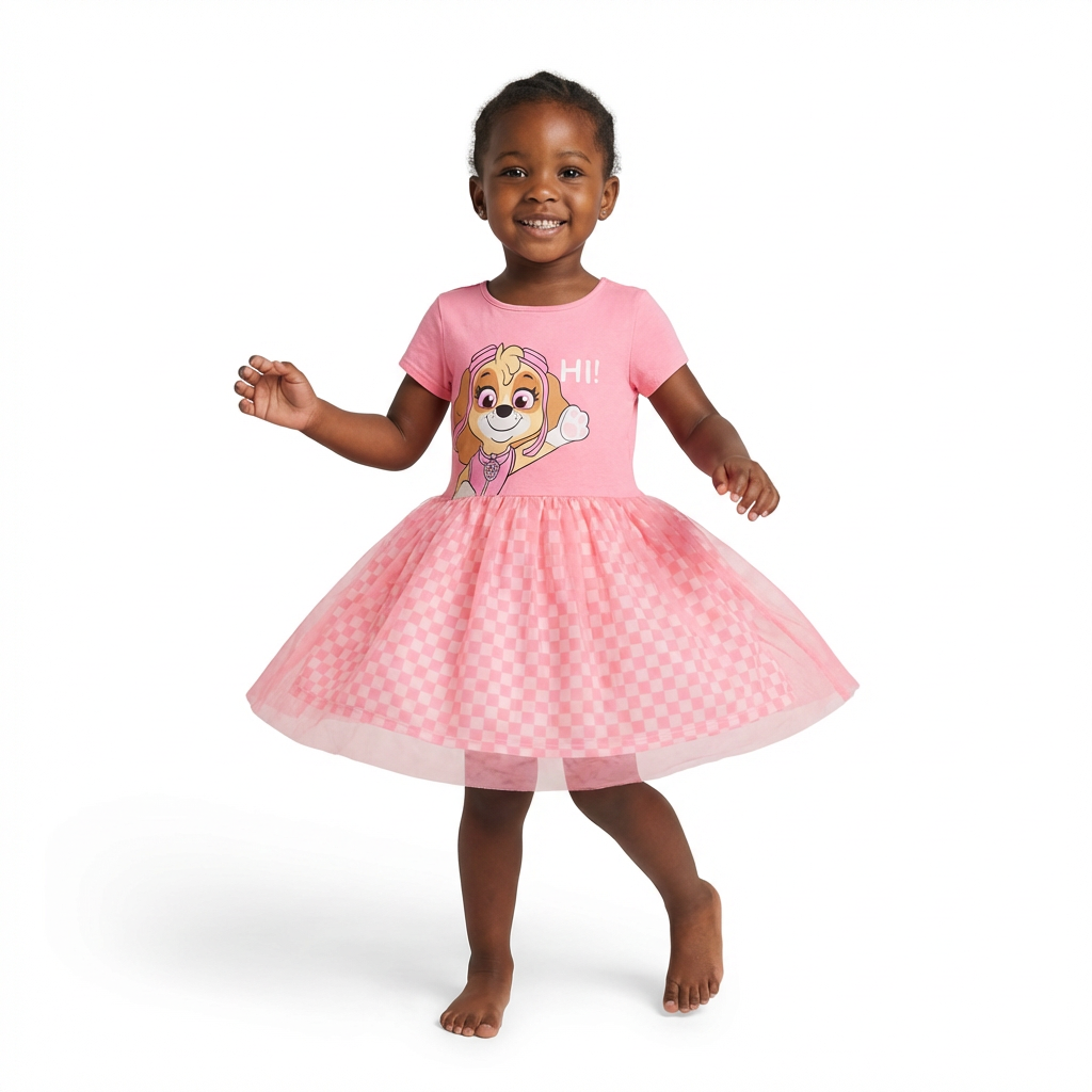 C - Robe rose 4 - 5 ans #294