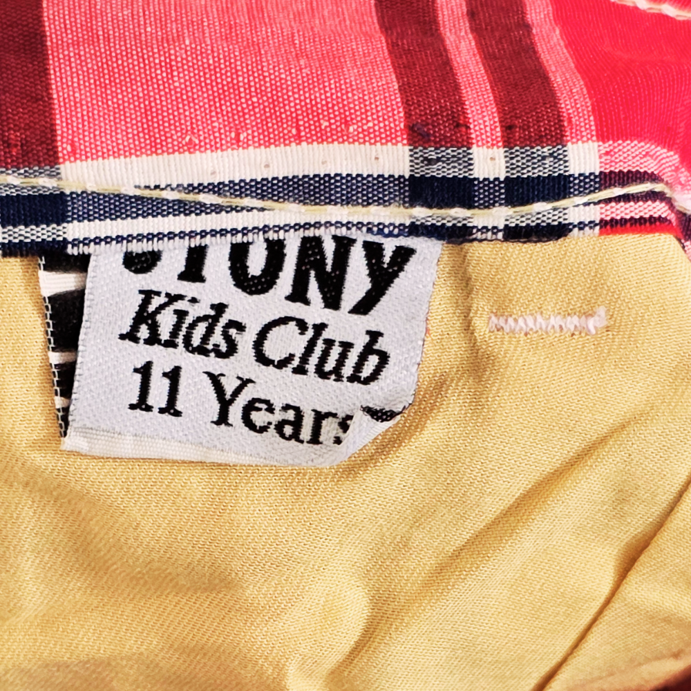 B - Short 3/4 carreaux 11 ans #108