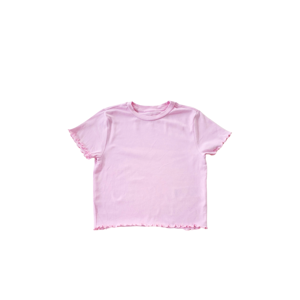 Haut rose 9 - 10 ans coton # 47