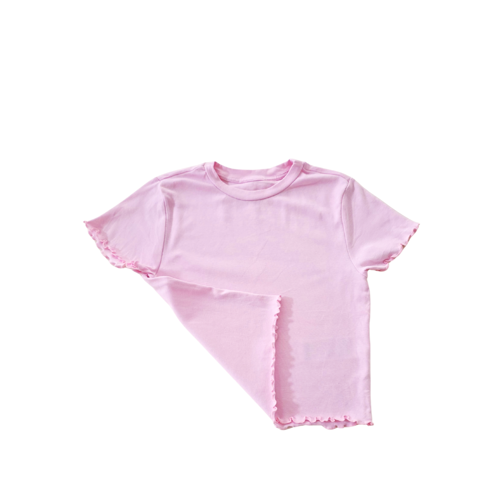Haut rose 9 - 10 ans coton # 47