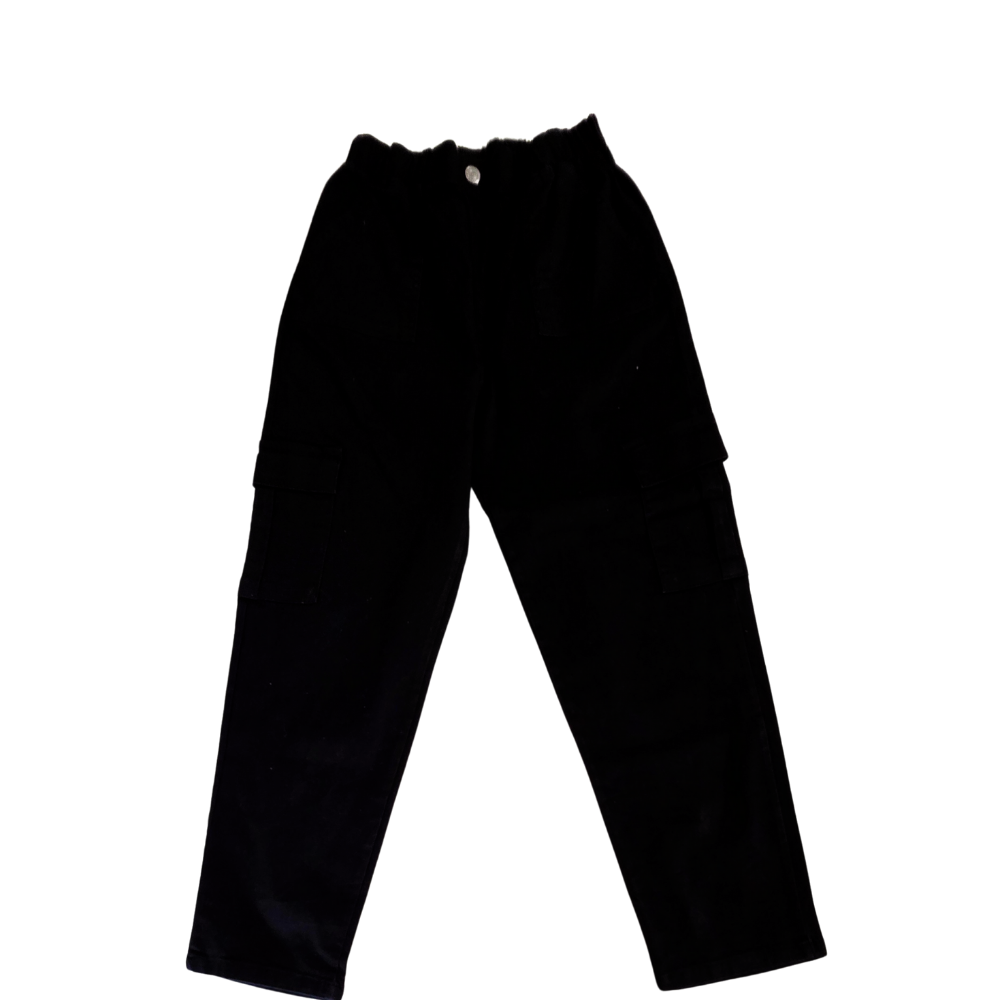 C - Pantalon Cargo Joggeur Fille 13-14 ans élastique #140taille