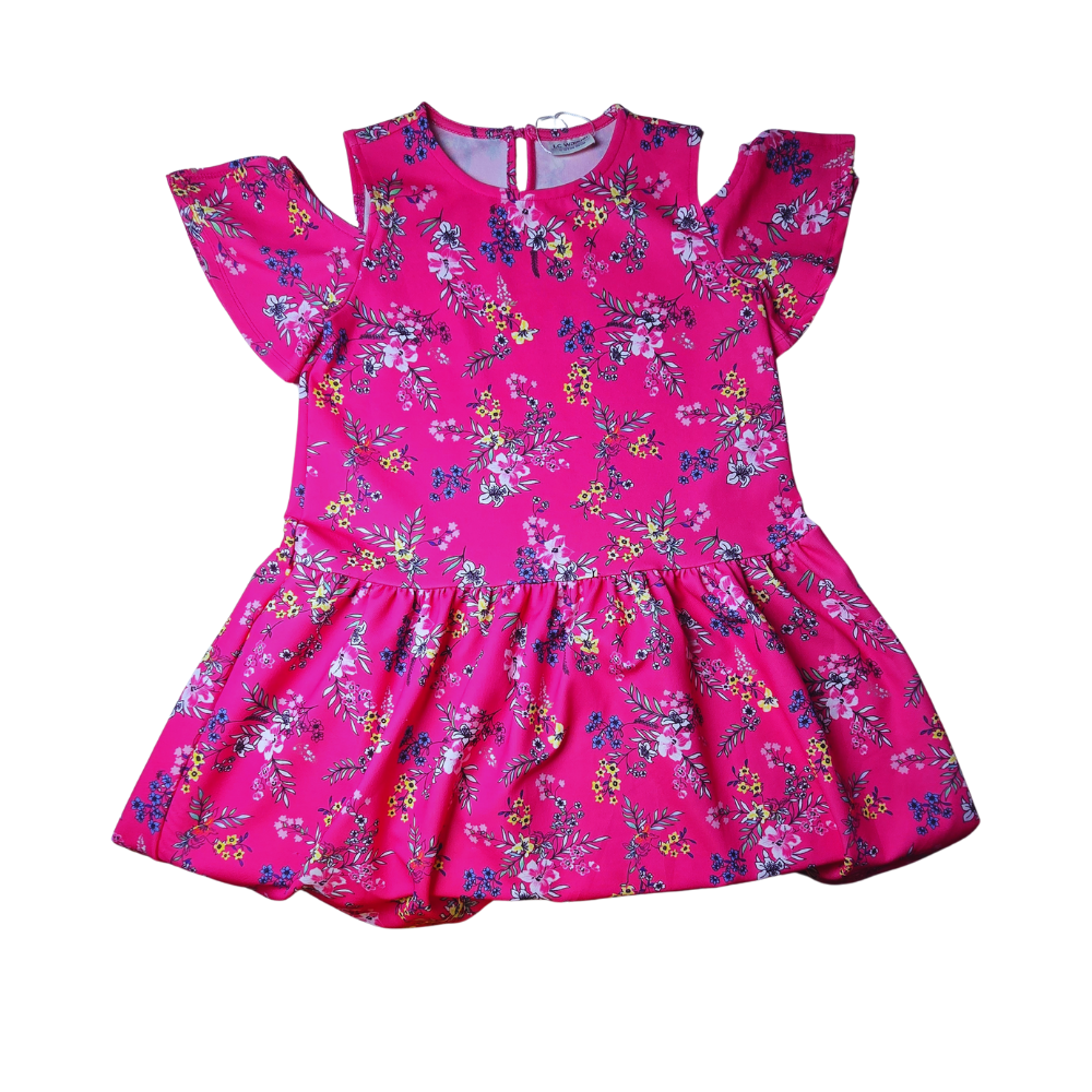 B - Robe fleuris large 11 - 12 ans #169