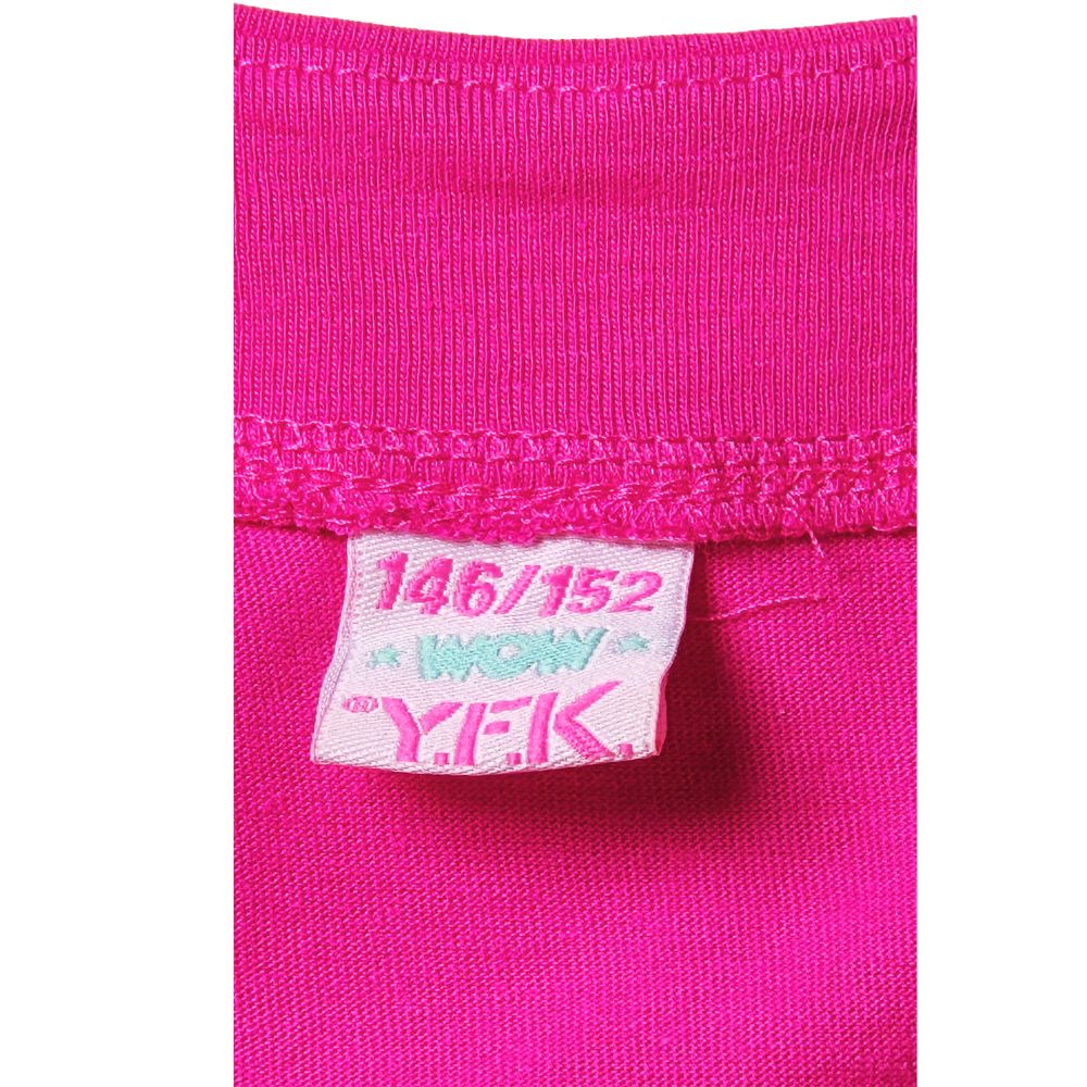 C - Robe coton fushia 11 à  12 ans #154