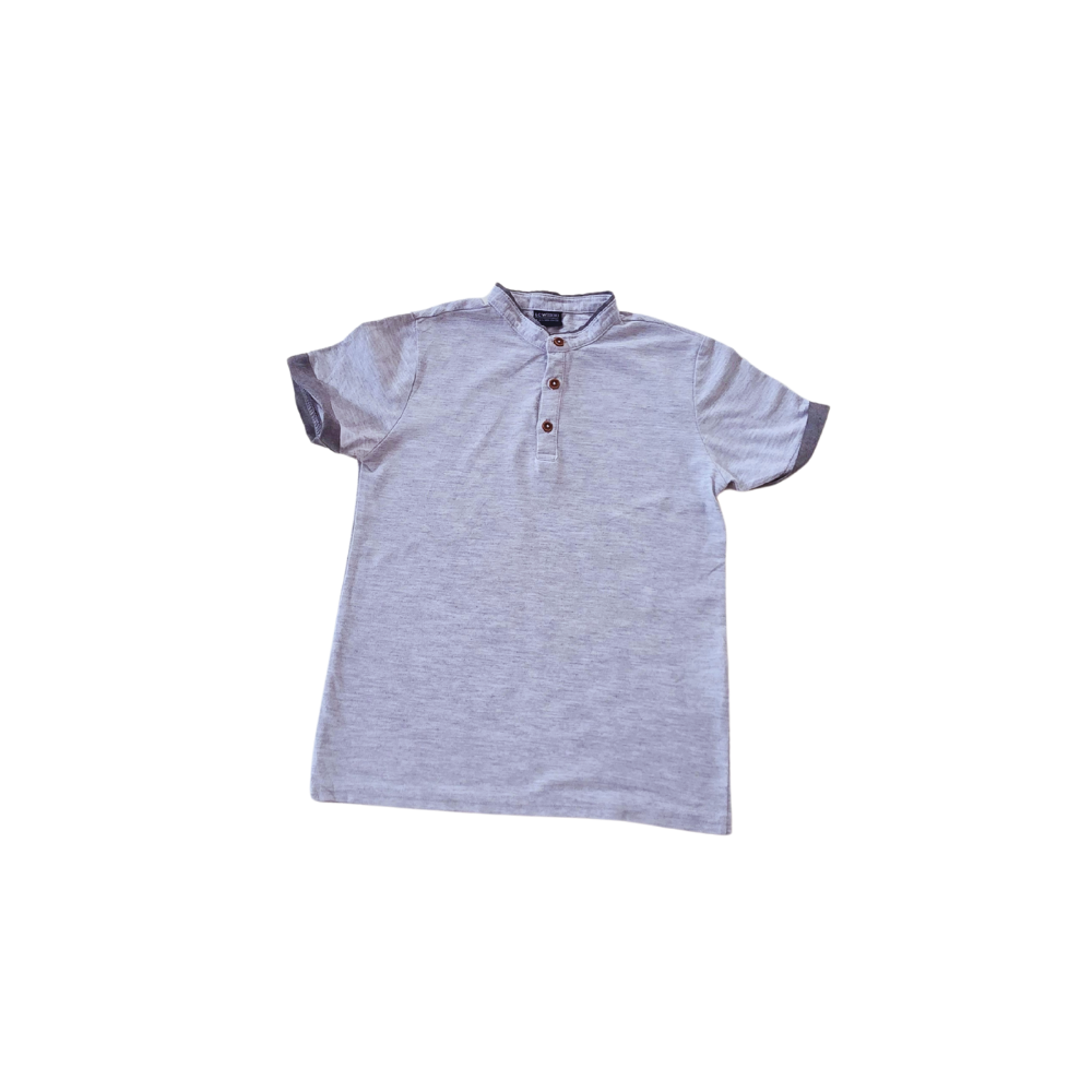 C - T-shirt Basique à Col Polo 8 - 9 ans #51
