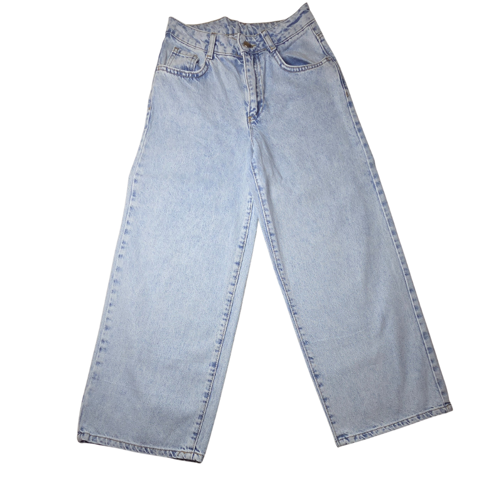 B - Pantalon JEAN bas large 10- 11 ans #174
