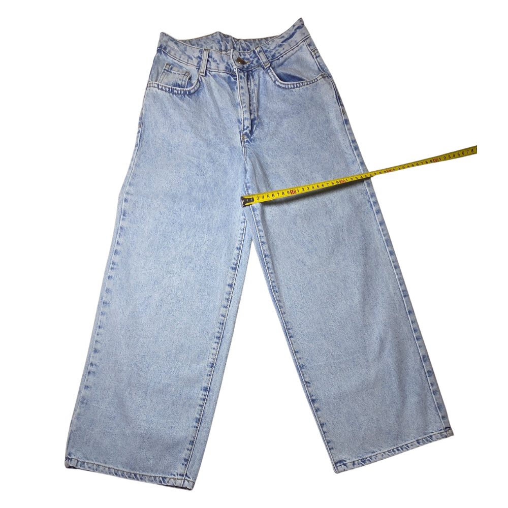 B - Pantalon JEAN bas large 10- 11 ans #174