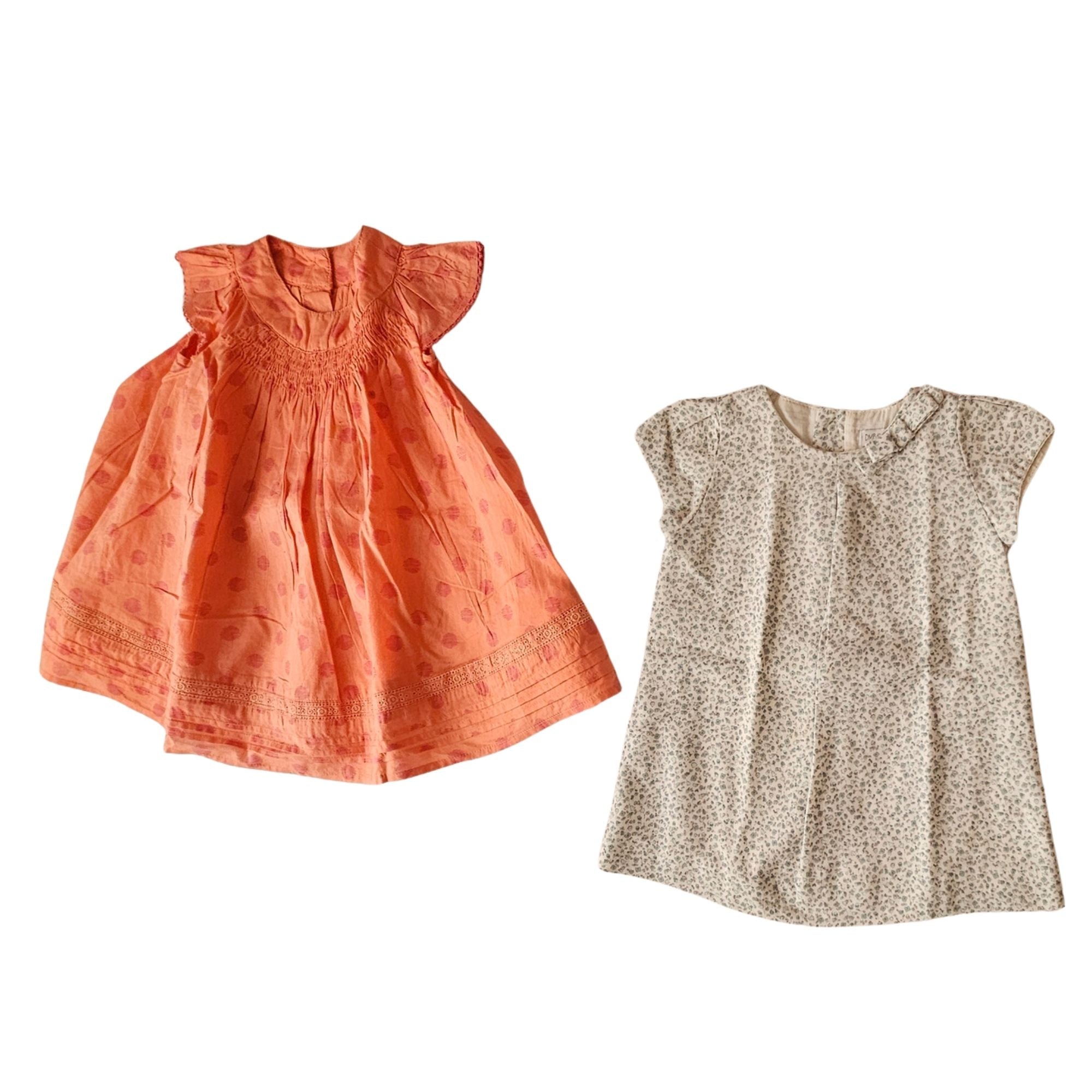 B - Lot de 2 robes 12 - 18 mois  #361