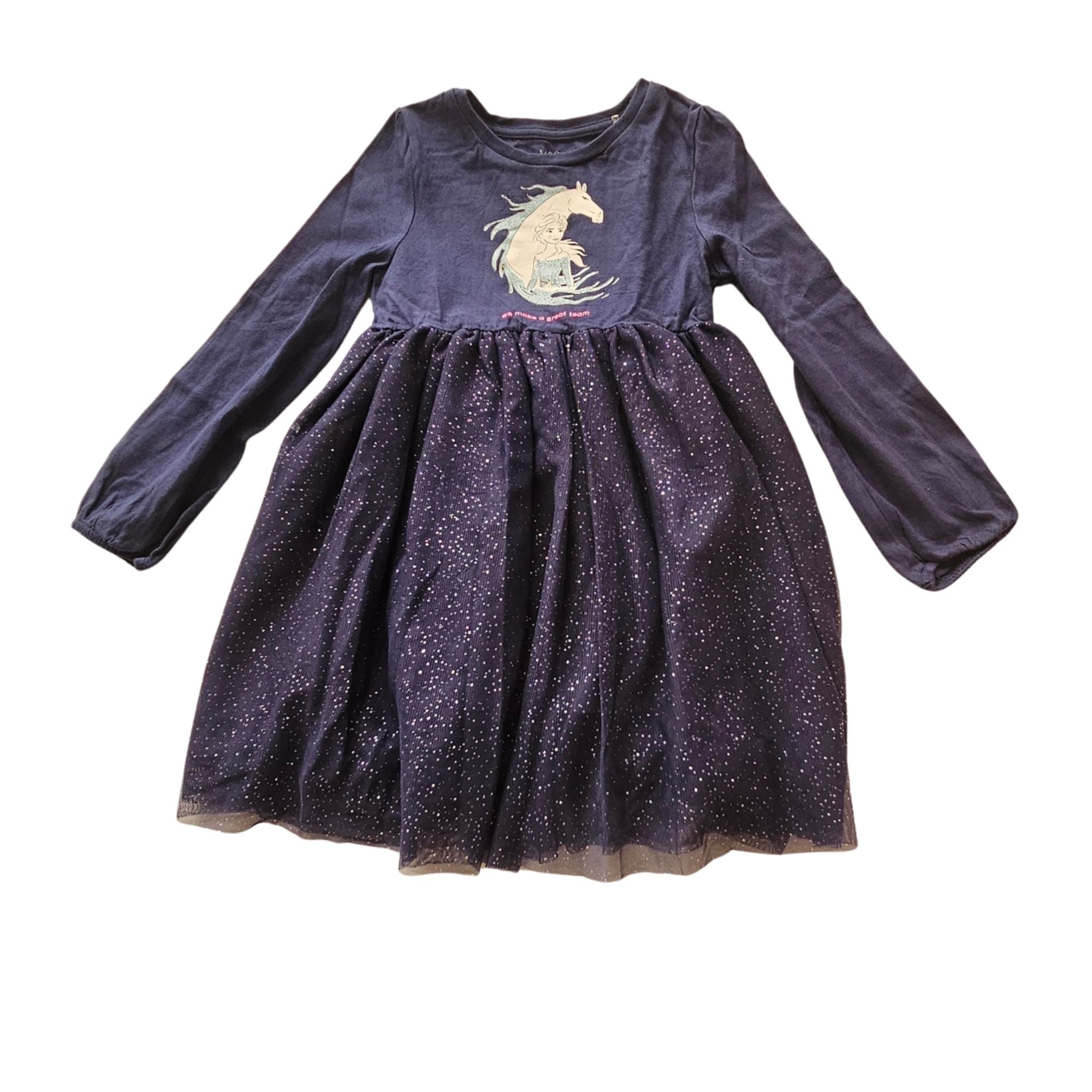 B - Robe Reine de neige 4 - 5 ans  #362