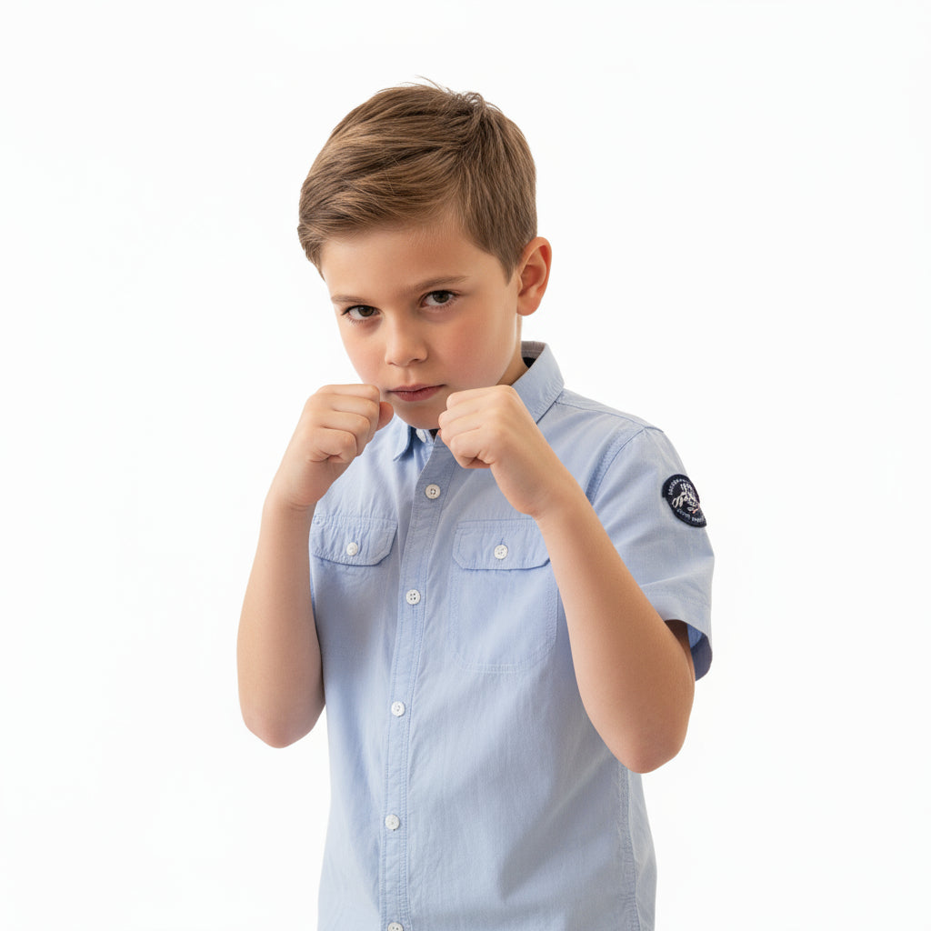 B - Chemise manches courtes H&M 10-11 ans #71