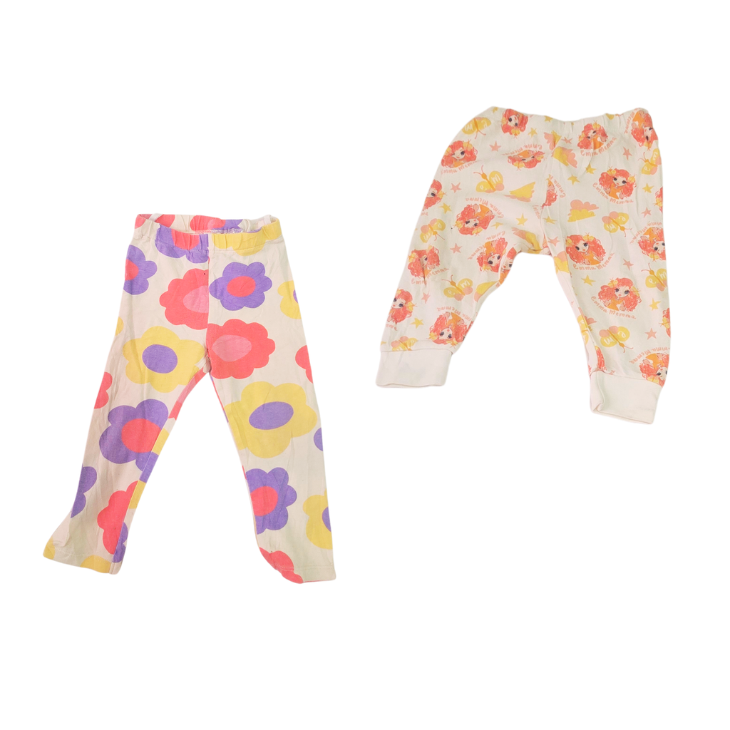 C - Lot de 2 leggings 2 ans #326