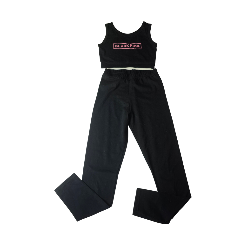 B - ensemble coton sport noir 11-12 ans #193