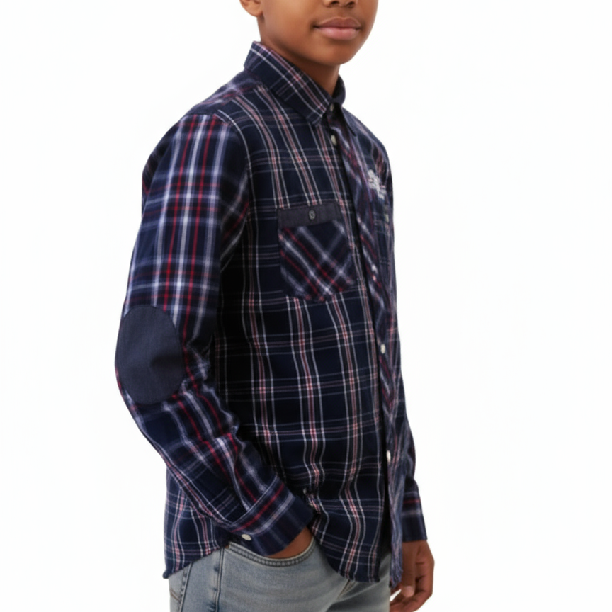 B - Chemise à carreaux 13 - 14 ans #66