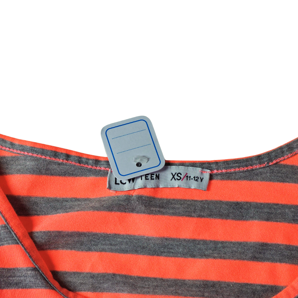 B - Robe longue en coton rayure 11 - 12 ans #197