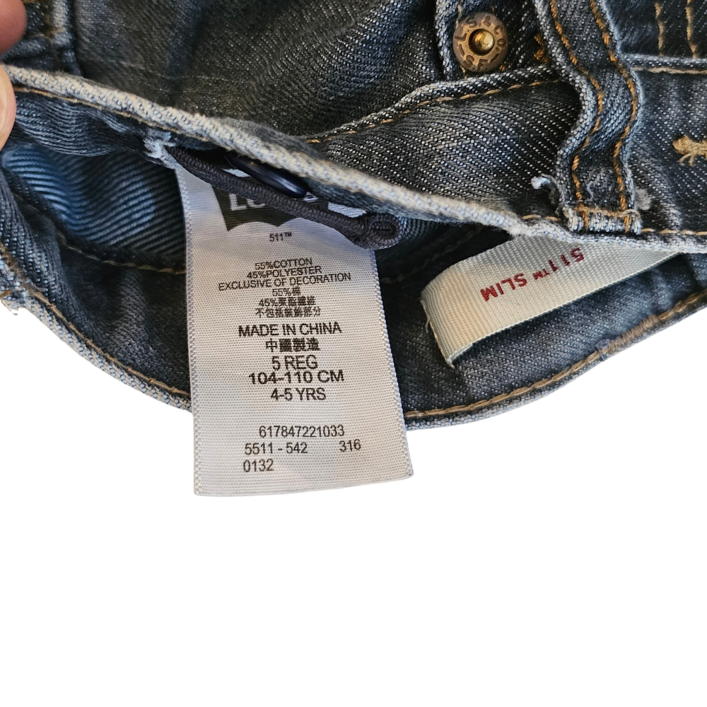 Pantalon slim LEVIS 4-5 ans #548