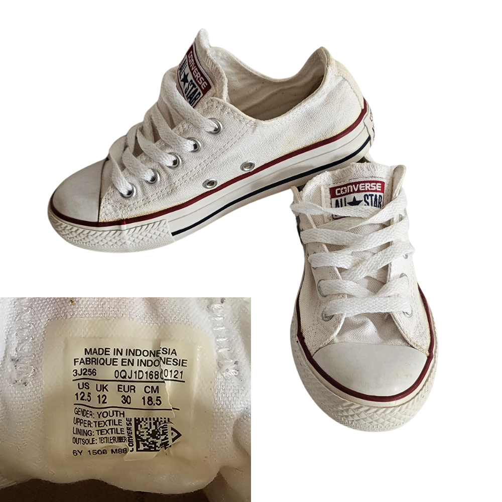 Converse Chuck Taylor All Star blanche taille 30 #461