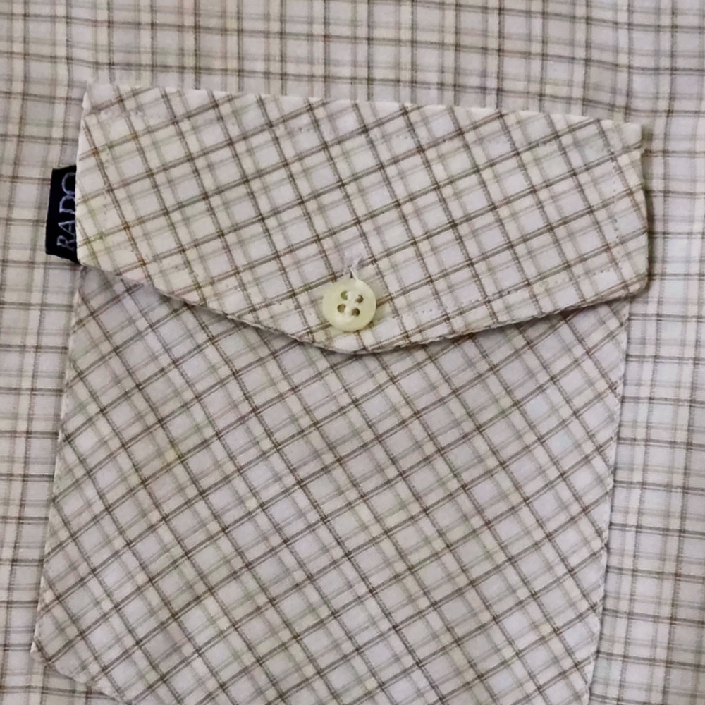 B - Chemise à carreaux à manches longues 8-9 ans  #58