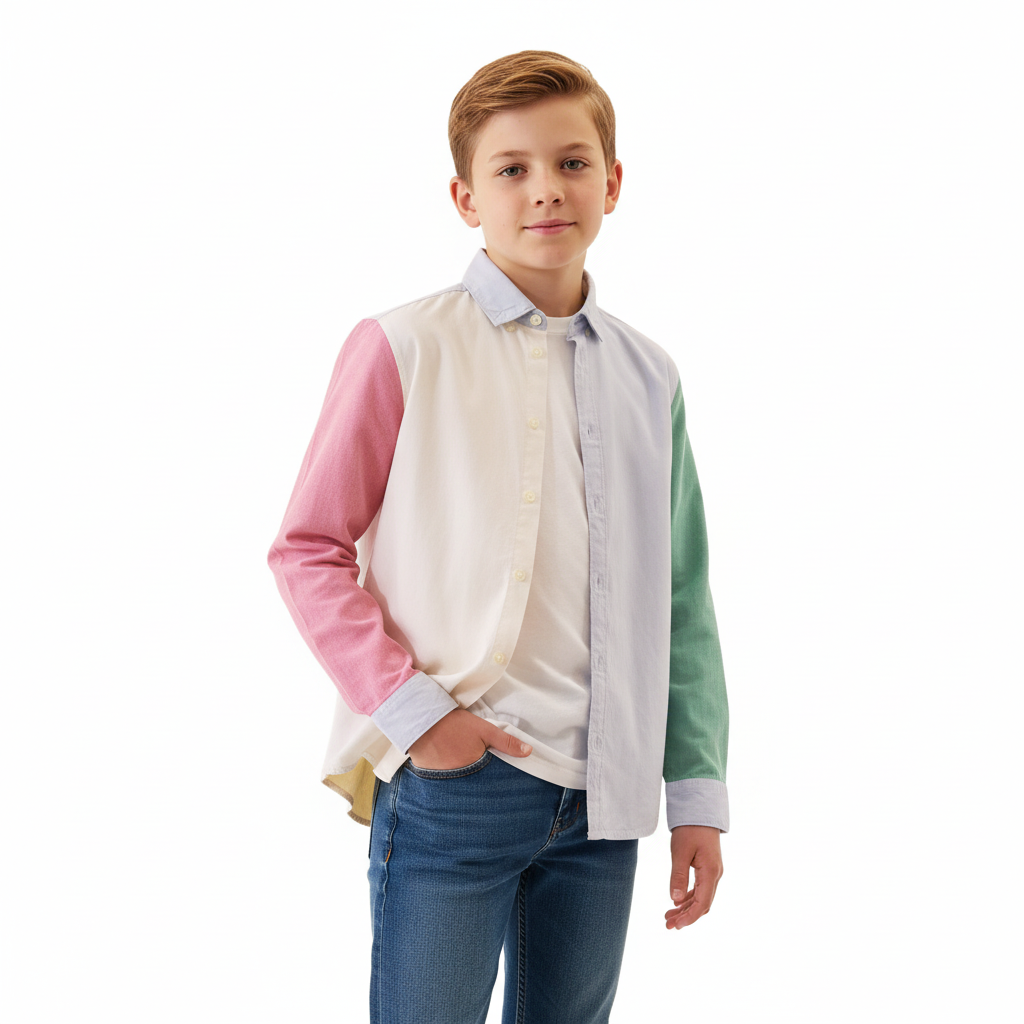 B - Chemise coton manches longues H&M 12 - 13 ans # 77