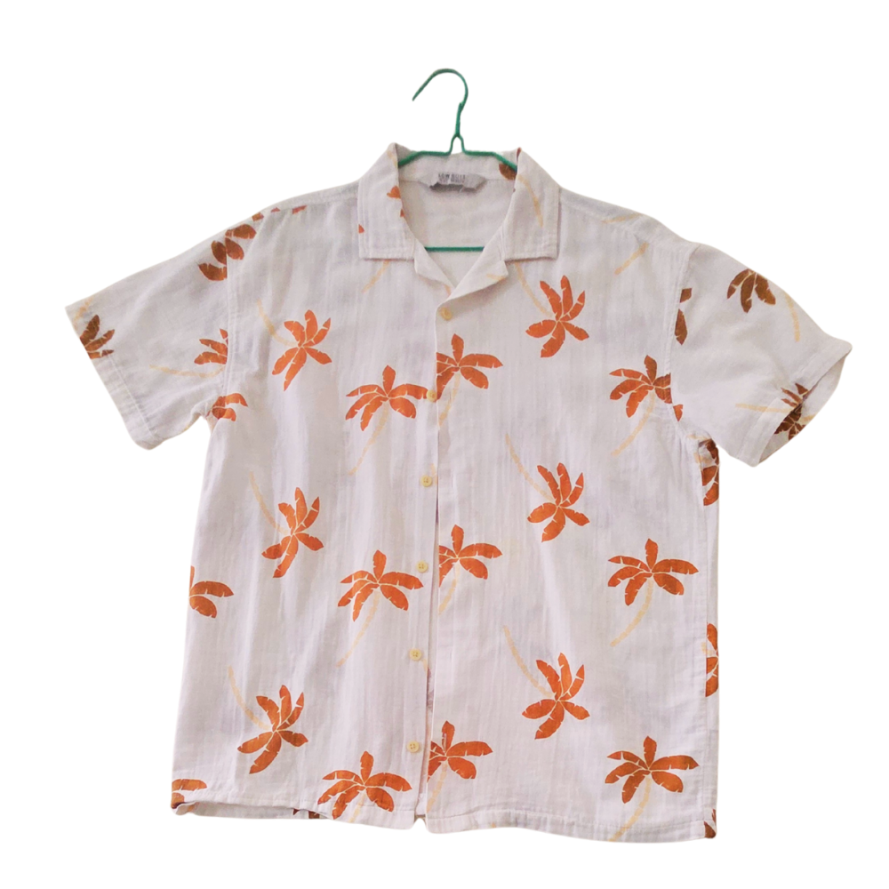 B - Chemise 13 - 14 ans à  manches courtes à  motifs de palmiers #60