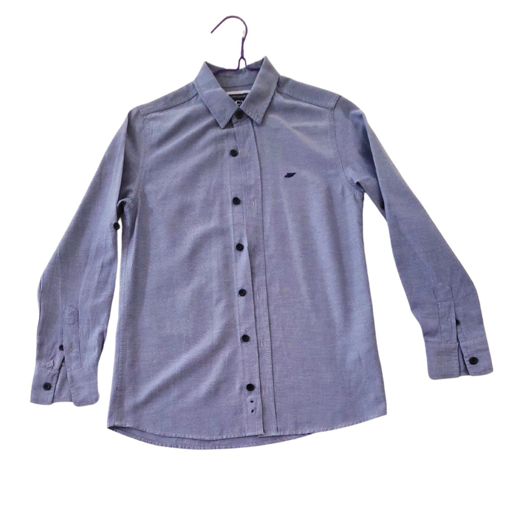 A - chemise à  manches longues bleu clair 10 - 11 ans  #63