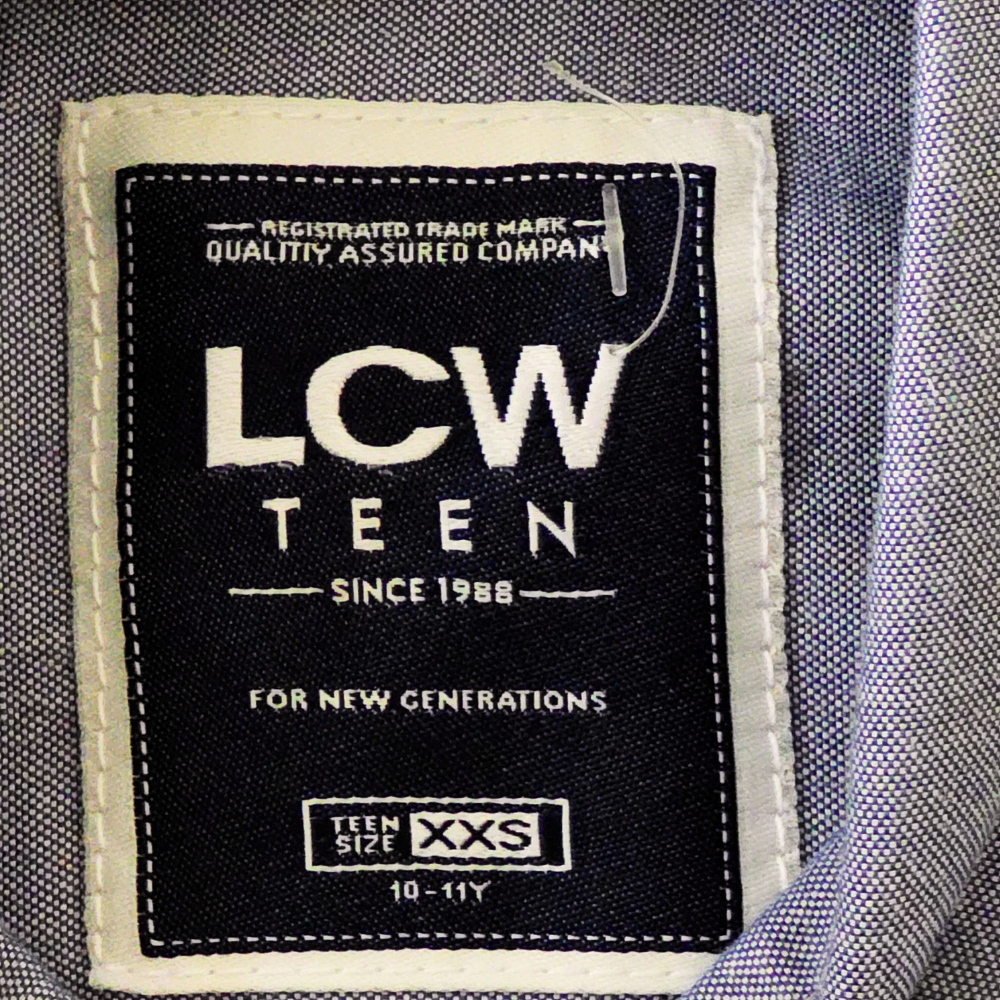 A - chemise à  manches longues bleu clair 10 - 11 ans  #63