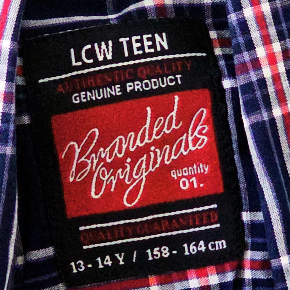 B - Chemise à carreaux 13 - 14 ans #66