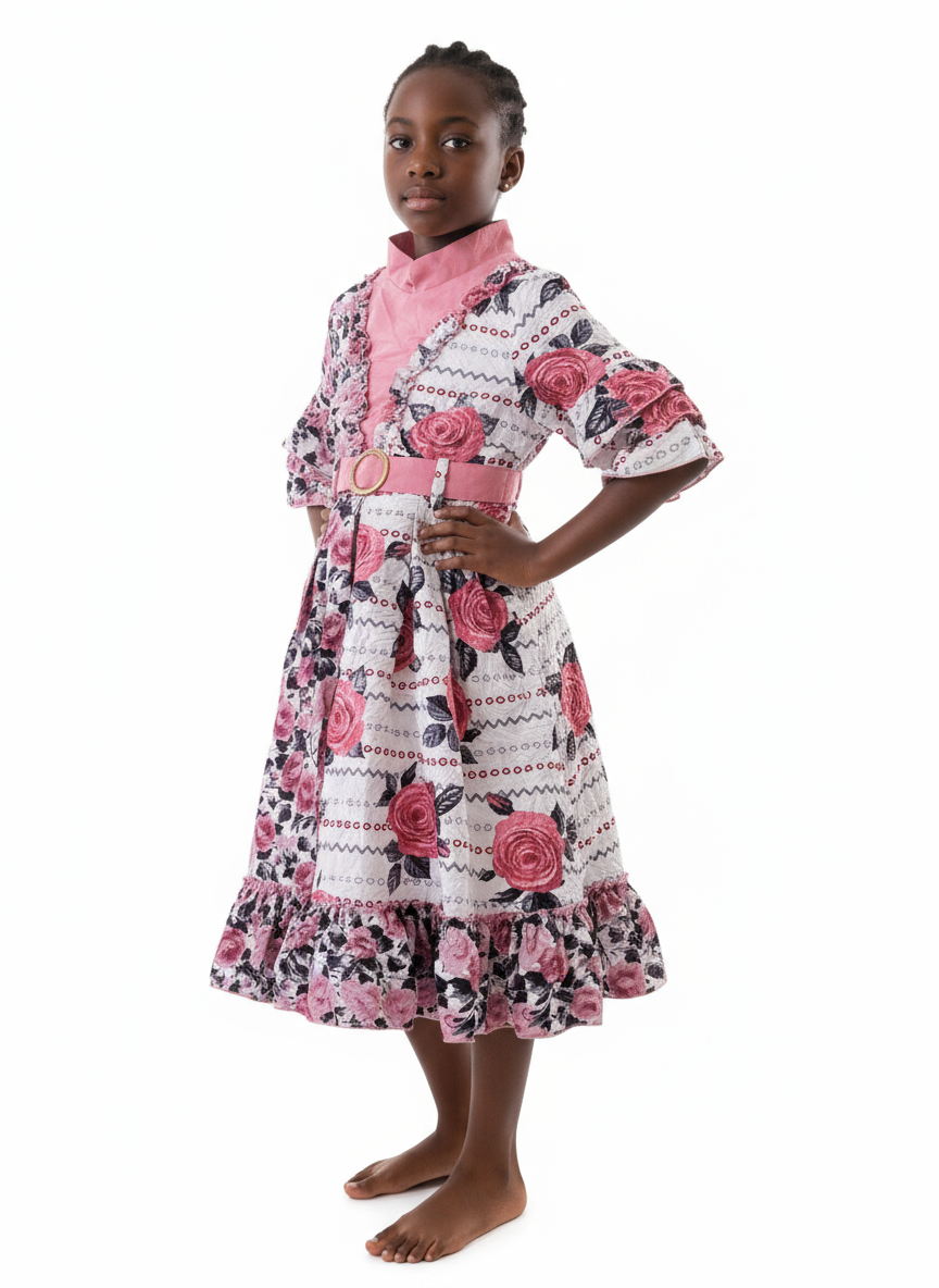 C - Robe fleuris 10 ans #54