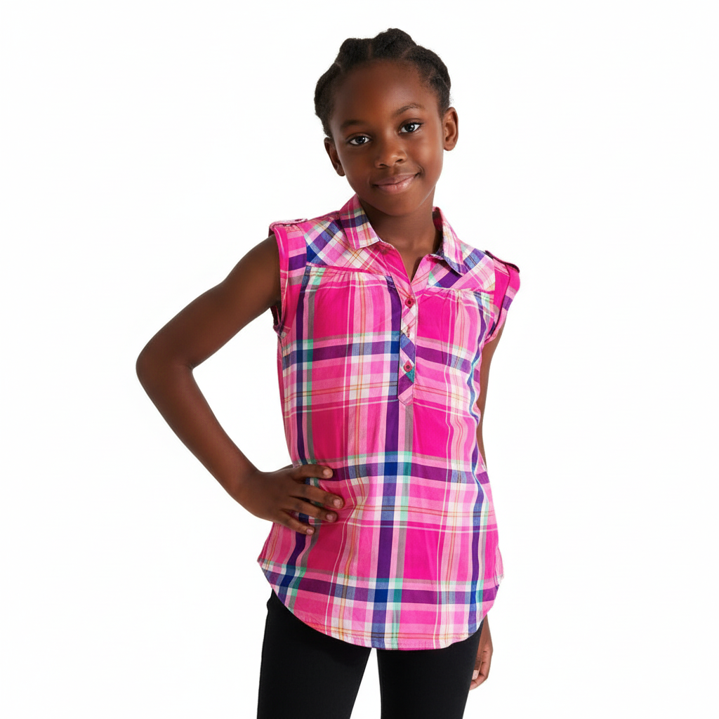 B - chemise à carreaux 9-10 ans #112