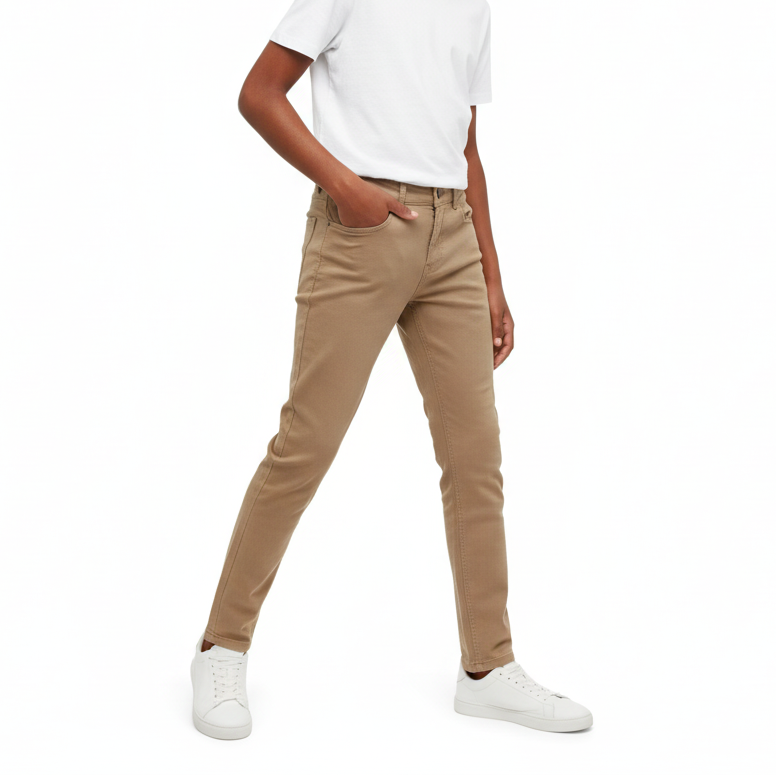 B- Jean beige Taille 36 Slim #143