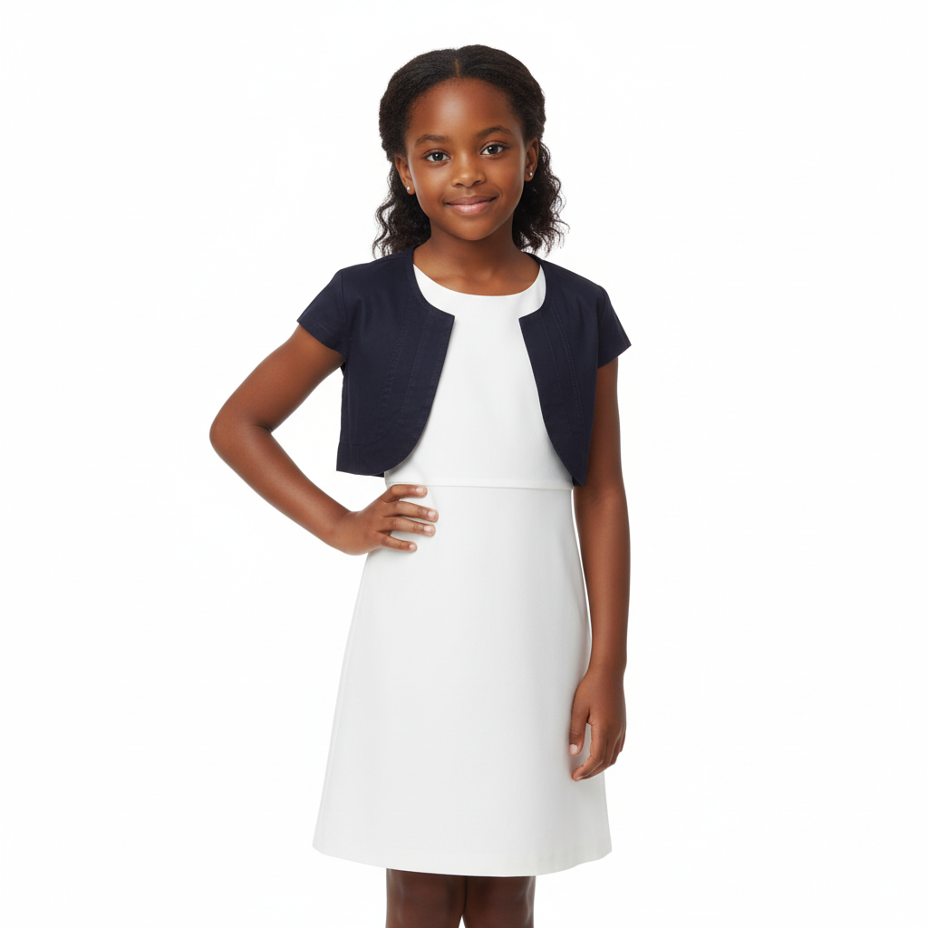 C - Boléro à  manches courtes 5 à 7 ans #162