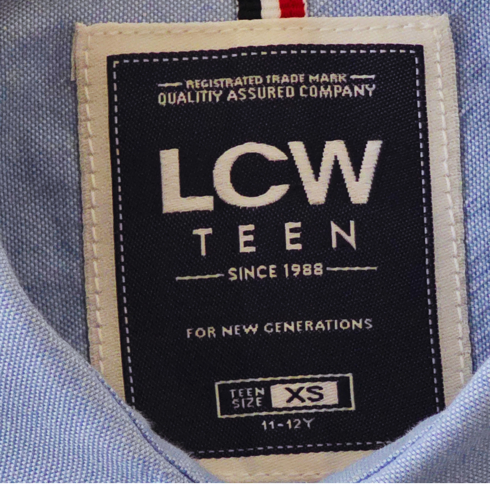 B - chemise à  manches courtes bleu 11 - 12 ans #68