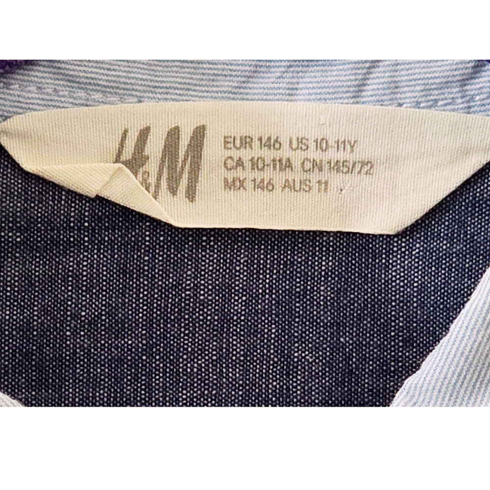 B - Chemise manches courtes H&M 10-11 ans #71