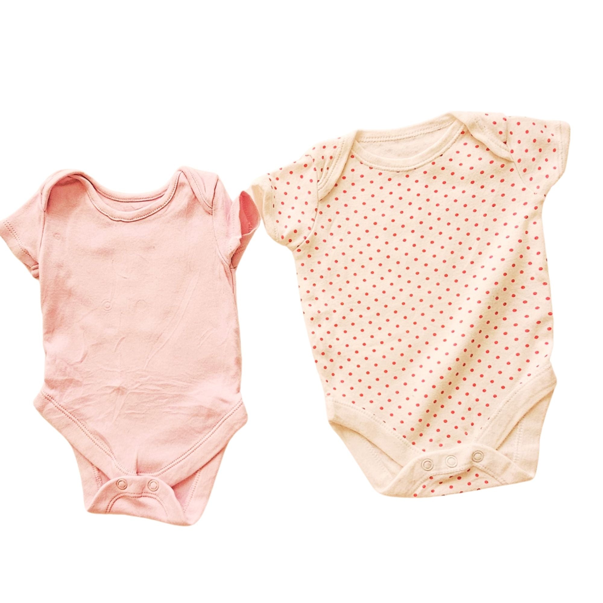 B - lot de 2 bodies (0-3 mois) #393